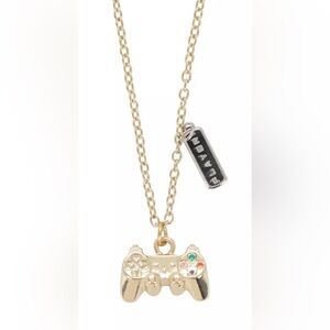 Hot Topic PlayStation Controller Gold Tone Necklace